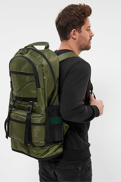 Weynes Πράσινο Unisex Αδιάβροχο Bellows Mountaineer Camping Traveling Earthquake Soldier Backpack WSB5052