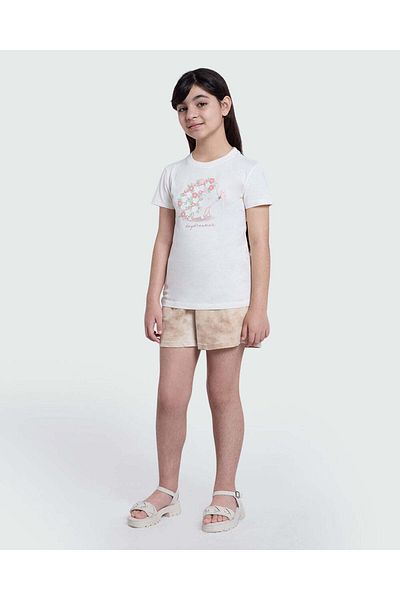 Ovs Girls’ Aop Shorts – Perfectly Pale