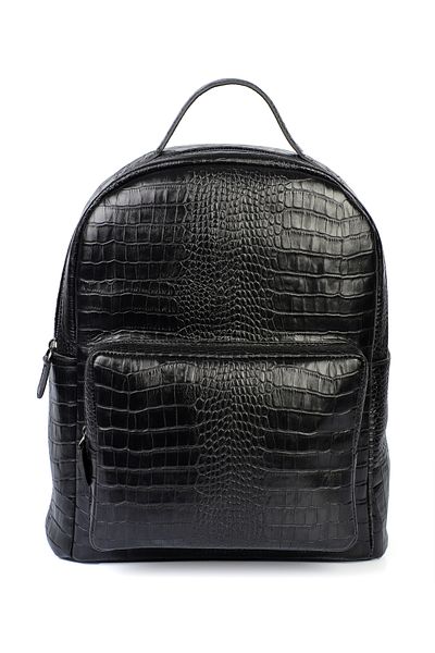 GENTE Genuine Leather Unisex Backpack Gn042040Dkr