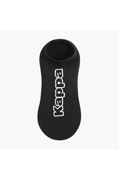 Kappa Logo Print Non Terry Trainer Socks - Set of 3