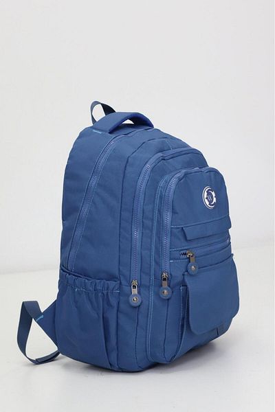 Weynes Σχολική τσάντα πλάτης Navy Blue Unisex Ποιότητας υγρό ανθεκτικό ύφασμα καθημερινής χρήσης WSB5046