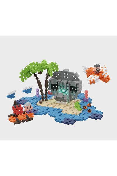 Marioinex Building set, Treasure Island, 148 pieces, Mini Waffles,