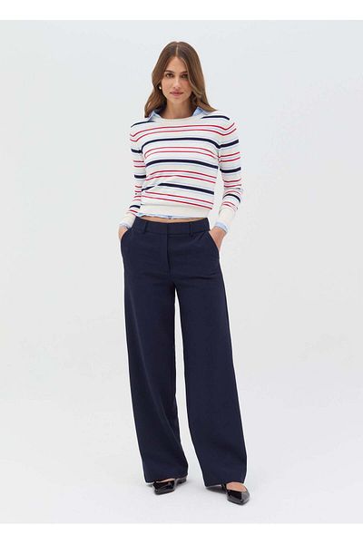 Ovs Long-Sleeved Top With Striped Pattern