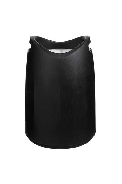 AVA Ice Bucket with Gel Pack Interior, Handles, Black, 15x15x20.5cm, Plastic
