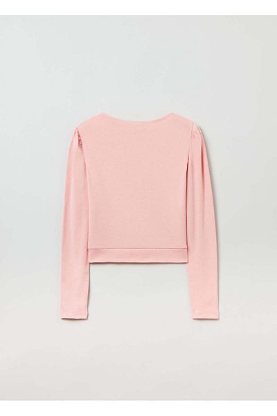 Ovs Girls Long Puffed Sleeve T-Shirt