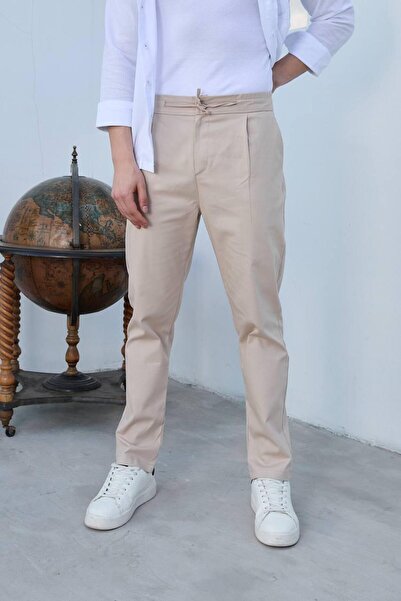Q45collection Slimfit Gabardin Erkek Pantolon
