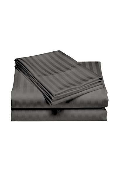 Pucioasa Damask bed sheet 240x260cm, anthracite grey