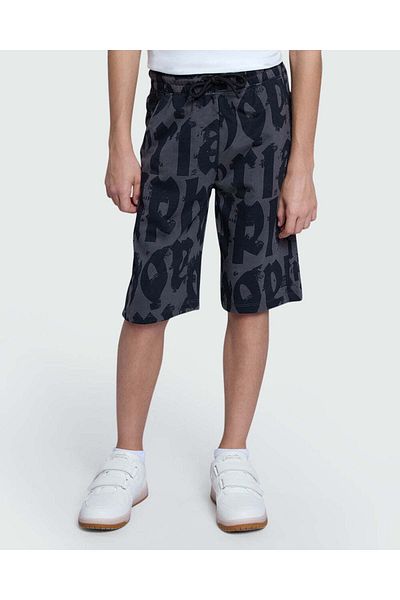 Ovs Forged Iron Grey Shorts For Boys – By