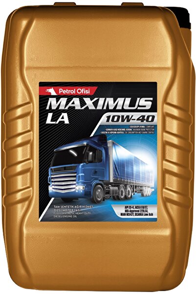 Petrol Ofisi PETROL OFİSİ MAXIMUS LA 10W-40/17,5 KG.(20L) PLS. (PARTİKÜLLÜ/EU...