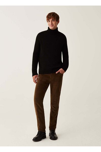 Ovs Corduroy Trousers With Five Pockets