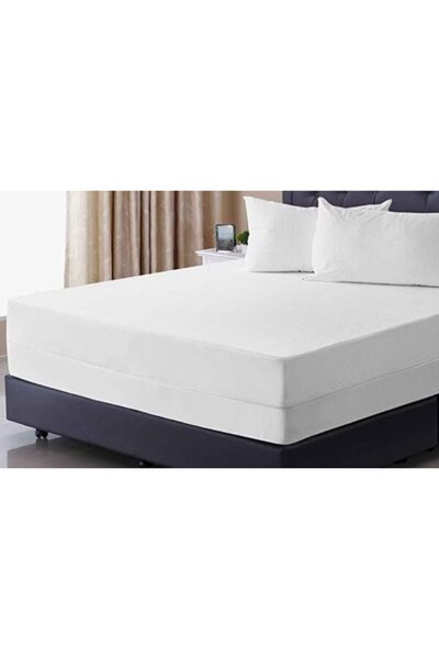 oem home Husă de saltea impermeabilă cu fermoar, dimensiune 180×200 cm, albă