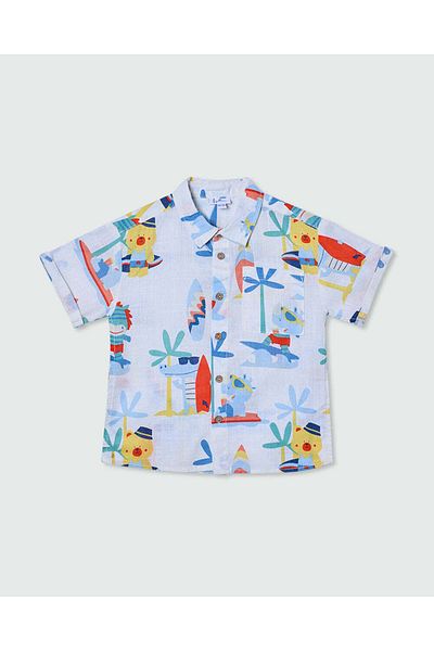 Ovs Boys Aop Short Sleeve Tee