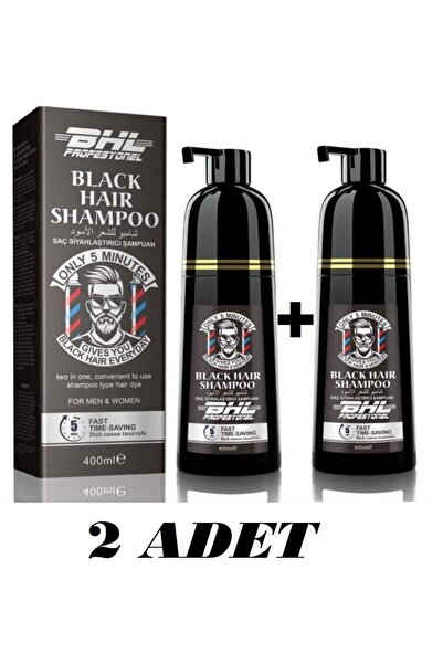 BHL Profesyonel Black Hair Shampoo Siyahlaştırıcı Şampuan / Beyaz Kapatıcı 2 ...