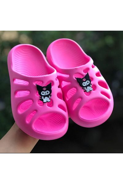 Pandalina Girl's Very Fancy Slippers Non-Slip Sole Sea Pool Shoes