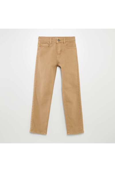 KIABI بنطال جينز ضيق بخمسة جيوب - بيج