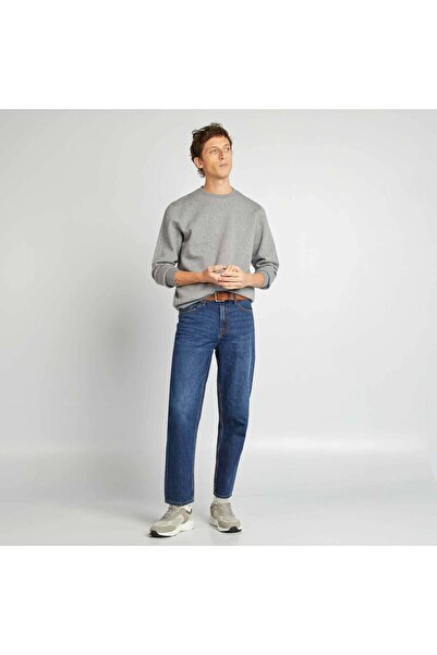 KIABI Relaxed fit jeans with hemp content BLUE