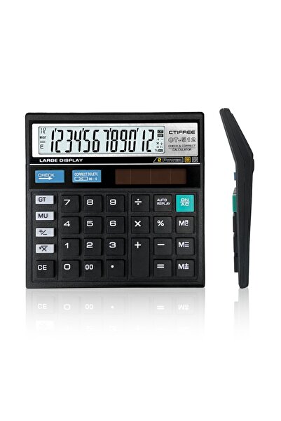 Arkhelais 12 Haneli Büyük Boy Hesap Makinesi
