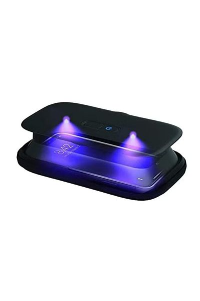 Homedics UV-Clean Phone Sanitizer – Black – Portable UV Light Disinfection for Phones & Accessories