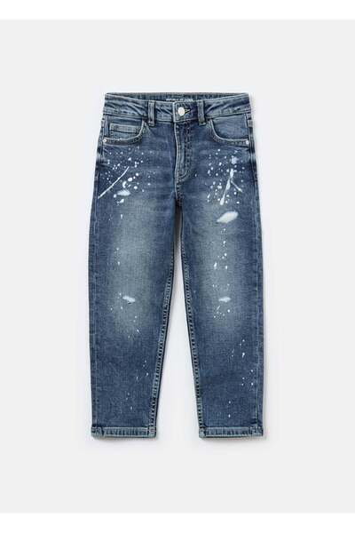 Ovs Five-Pocket Jeans With Abrasions