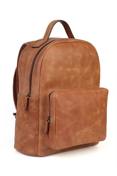 GENTE Genuine Leather Unisex Backpack Gn042040Dcr