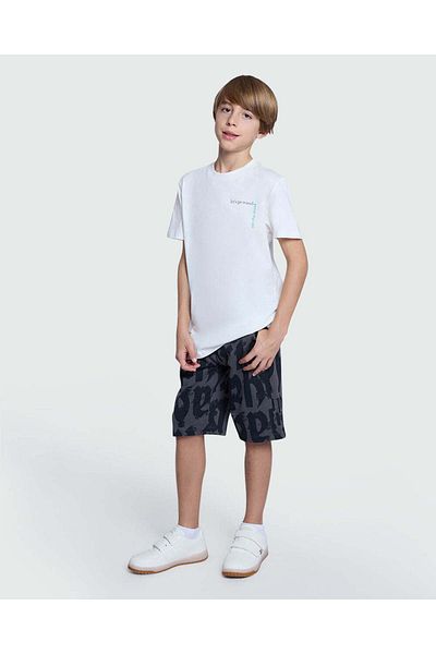 Ovs Forged Iron Grey Shorts For Boys – By