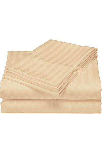 Pucioasa Damask bed sheet 140x240cm, beige (cappuccino)