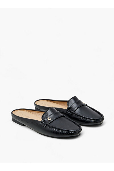 Le Confort Metal Accent Slip-On Mules