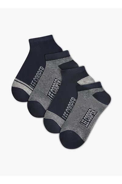 Lee Cooper Men Textured Ankle Length Socks - Set of 5