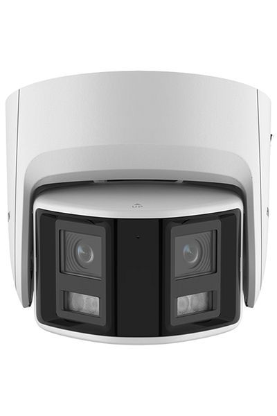 Hikvision ColorVu - Cameră IP 4MP, lentilă 2.8mm, vedere panoramică 180gr., lățime de bandă 30m, Audio-DS-2CD2347G2P-LSU-SL-2.8mm