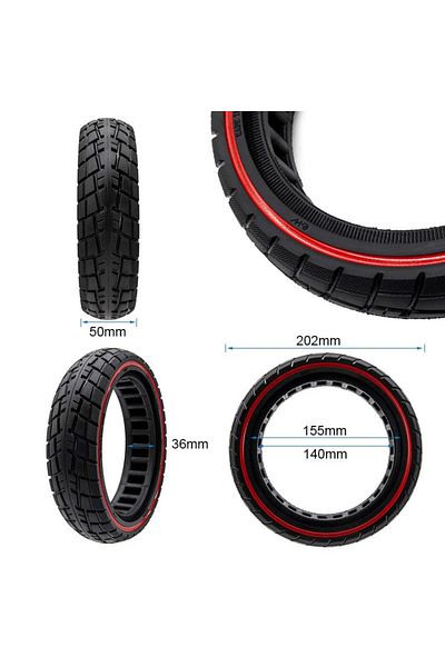 eWheel Solid off-road tire 8.5 x 2 inches for electric scooter