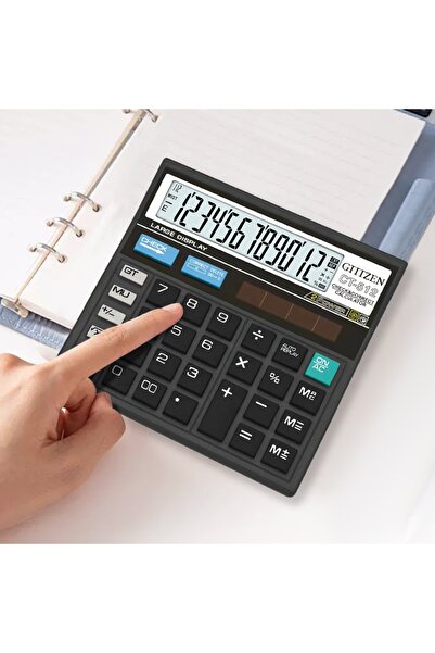 Arkhelais 12 Haneli Büyük Boy Hesap Makinesi