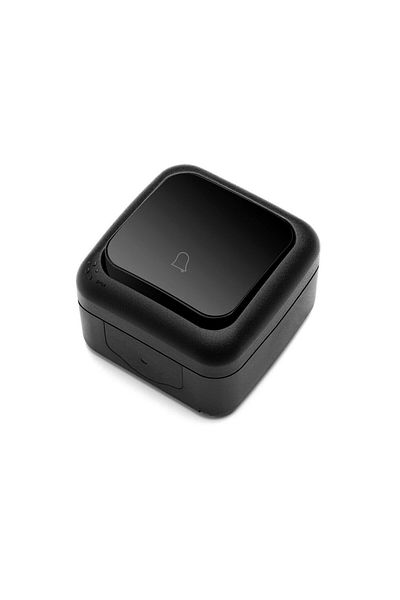 Viko by Panasonic Doorbell Button IP54 Black Palmiye Viko