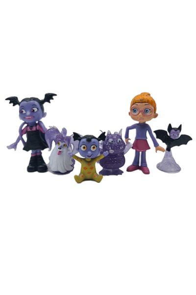 dalimag Set Figurine Vampirina, 6 Piese, Multicolor, 12 cm,
