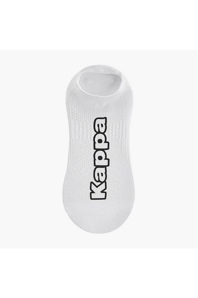 Kappa Logo Print Non Terry Trainer Socks - Set of 3