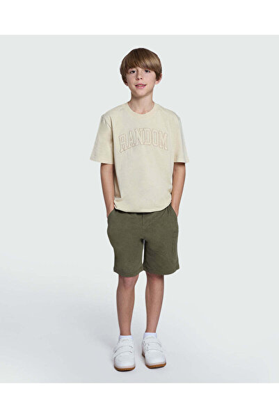 Ovs شورت كارغو للأولاد باللون الأخضر اللبلاب