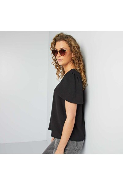 KIABI Light and floaty blouse BLACK