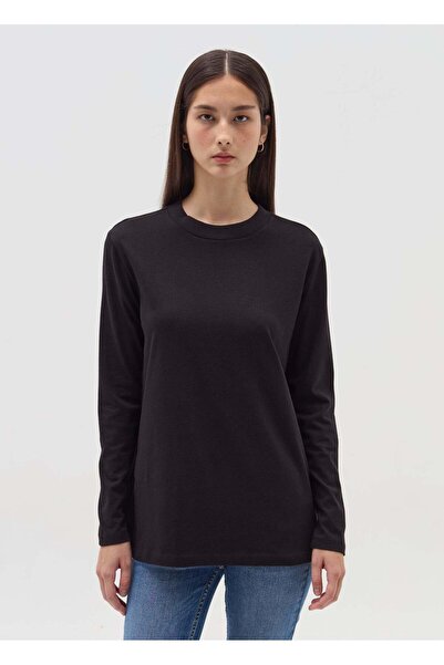 Ovs تي شيرت أساسي بأكمام طويلة