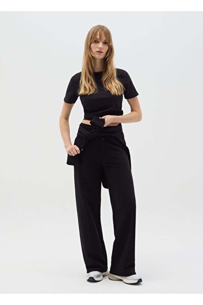 Ovs بنطال رياضي أساسي بقصّة مستقيمة ورباط