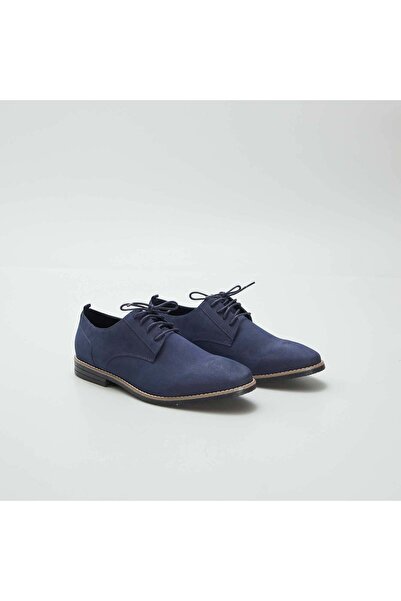 KİABİ Faux suede dress shoes BLUE