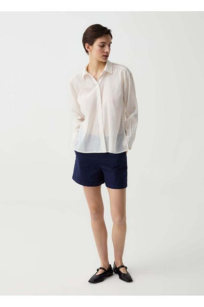 Ovs Ramie And Cotton Shirt