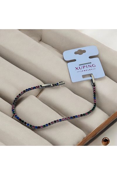 İNN JEWELLERY سوار Xuping غير قابل للتلطيخ ومضاد للحساسية مع أشكال متسلسلة (ضمان المستورد لمدة عامين)