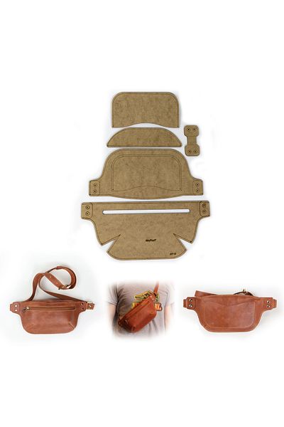 AiryFooT Cross Zipper Bag Mold, 5 Piece Mdf Mold