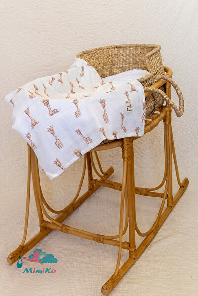 Mimiko بطانية أطفال من الموسلين القطني العضوي بنسبة 100% |   معتمد من GOTS | ...