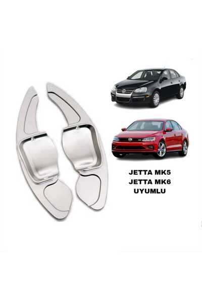Volkswagen Jetta Uyumlu F1 Kulakçık Paddle Shift Krom Renk 2 Adet