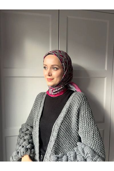 Modakaşmir Flower Spring Pattern Bamboo Scarf