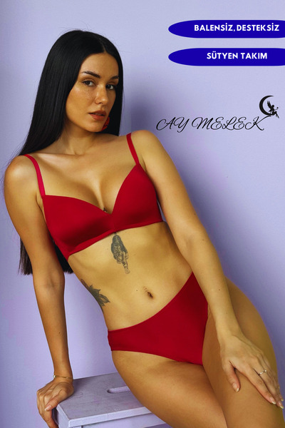 AYMELEK Set de sutien B-Cap fără sârmă, fără susținere, design special, micro...