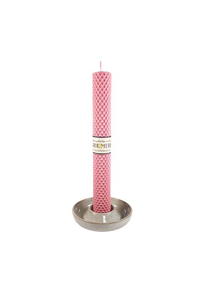CARUL CU MIERE HANDMADE candle made of natural wax, honeycomb pattern, 26 cm x 3 cm
