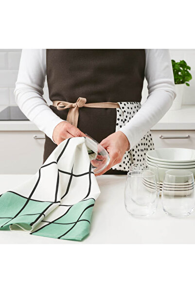 co arma Tea towel, patterned/orange, 45x60 cm, 4 pieces