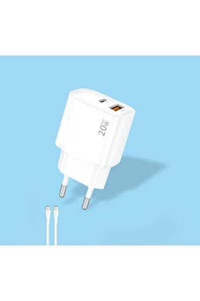 Protonust Yeni Nesil 20W GaN Güç Adaptörü Kompakt Tasarım, Akıllı Dağıtım Pd Type-C Kablo Dahil
