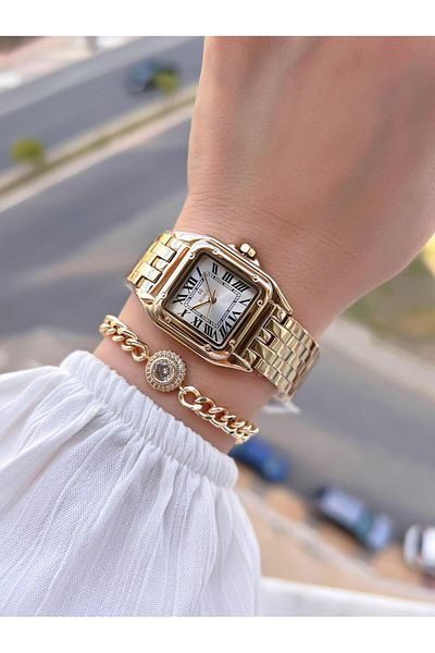 Homies Steel Cord 2 Years Warranty 30 Mt Water Resistant Women Wrist Watch+Bracelet Hm.B0146S1